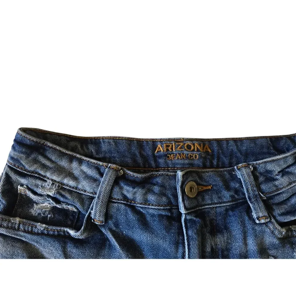 Distressed Arizona Jean Shorts Women's Size S